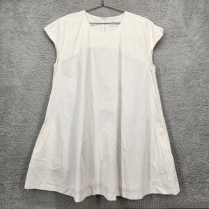 Alice & UO White Cap Sleeve A-Line Mini Dress Women's Size Large